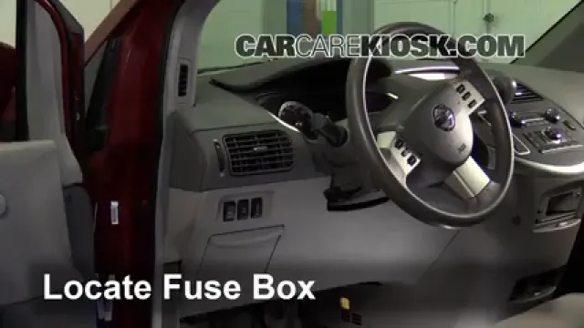 2007 Nissan Quest 3.5L V6 Fusible (intérieur) Contrôle